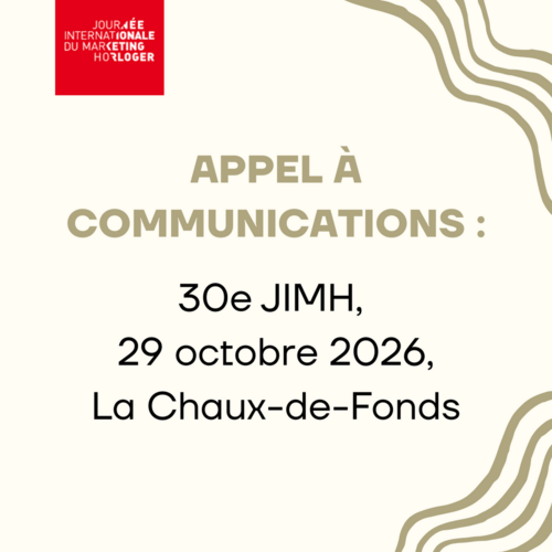 Appel à communications : 30e JIMH
