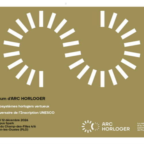 Le 5e Forum d'ARC HORLOGER