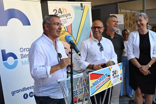 A l'ouverture officielle des 24h du Temps, dont ARC HORLOGER était invité d'honneur